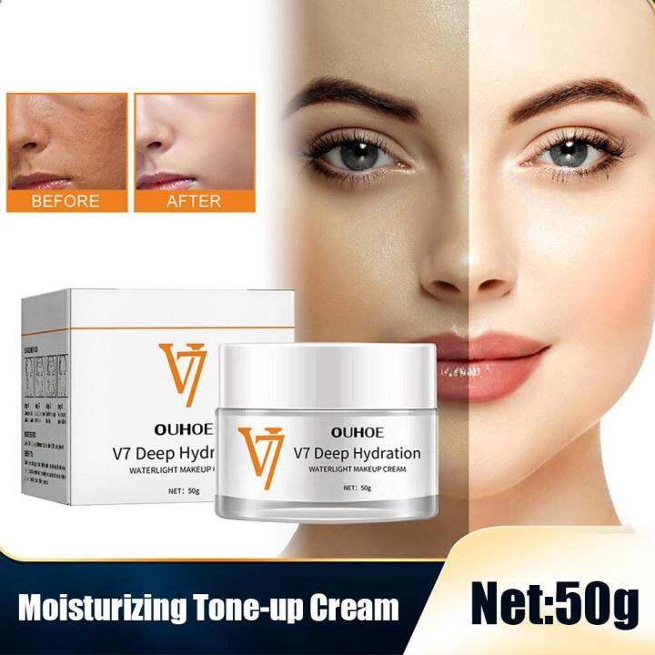 V7 Toning-up Creams Whitening Face Cream Lazy Cream Long Lasting 