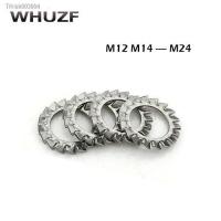 ✷ DIN6798A M12 M14 M16 M18 M20 M24 304 Stainless Steel Washers External Toothed Gasket Washer Serrated Lock Washer HW051