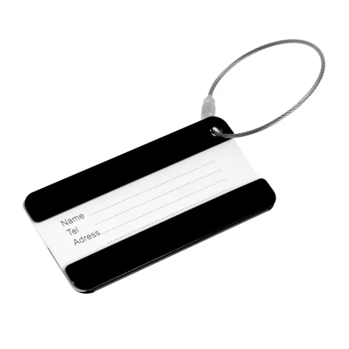 Aluminium Luggage Tags Suitcase Label Name Address Id Bag Baggage Tag