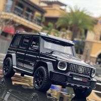 G65 1/32 G700 SUV โมเดลรถโลหะผสมของเล่นโลหะจำลองการขับรถออฟโรดของเล่นรถจำลองแสงไฟเสียงของสะสมของขวัญสำหรับเด็ก