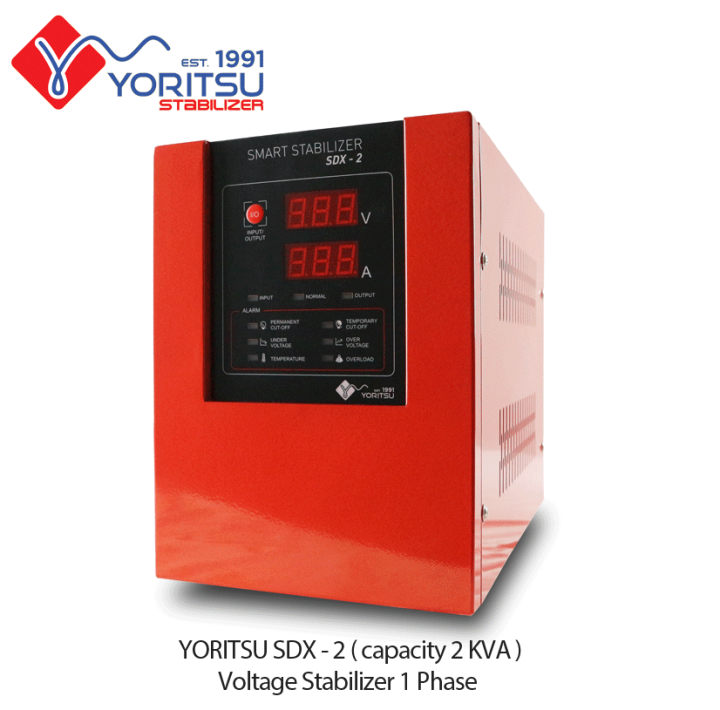 Stabilizer Listrik Stavolt Listrik Avr Yoritsu SDX 2 kVA Lazada Indonesia