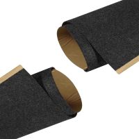 2X Speaker Cloth Car Subwoofer Box Polyester Fiber Sound-Absorbing Board Clothes Anti-Seismic Blanket Felt Gray