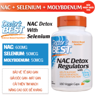 NAC N-Acetyl Cysteine hỗ trợ thải độc gan và thanh lọc cơ thể BẢN NHẬP KHẨU thumbnail