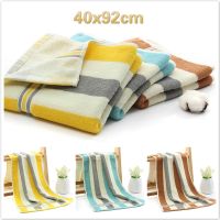 【ขายร้อน】 XueHua❉ ผ้าฝ้ายสีลายยาวเดินทางโรงแรมโฮสเทล Washcloth แบบพกพายิมโยคะวิ่งผ้าขนหนูขนาดใหญ่ชายหาดผ้าขนหนูอาบน้ำอาบแดดคนรักของขวัญ