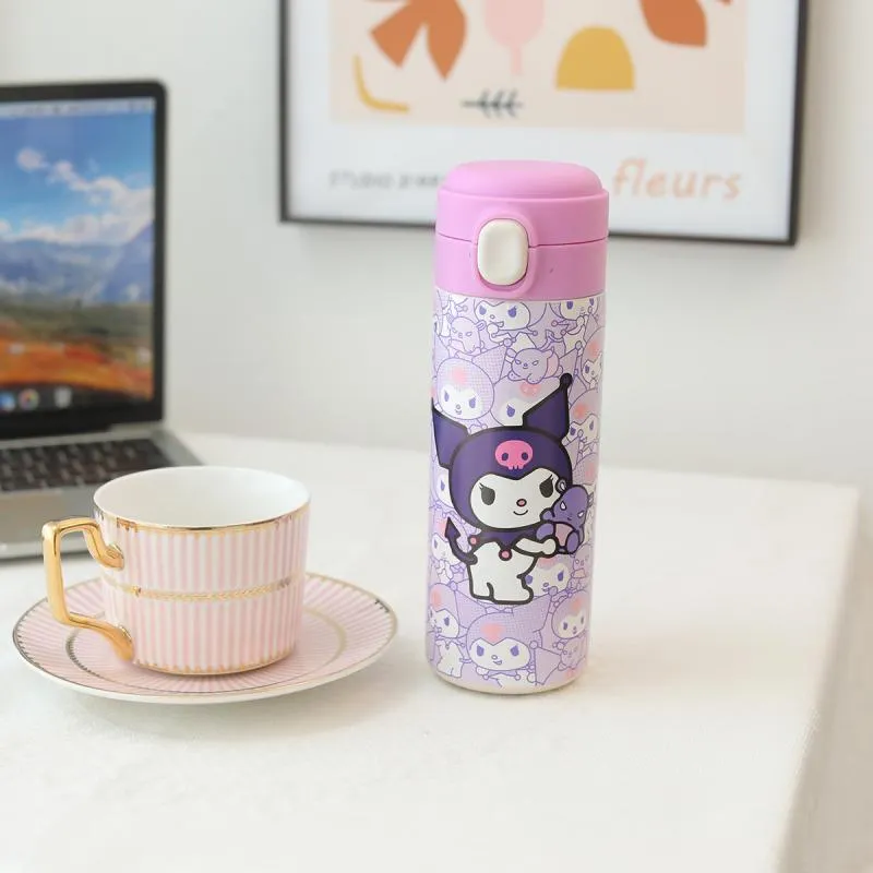 Genuine Sanrio Original In Stock Mug Hello Kitty My Melody Cinnamoroll  Kuromi Cute Ceramic Water Cup Household Couple Wash Cup