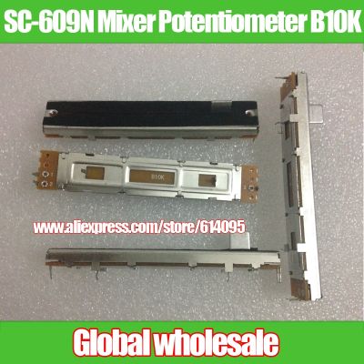 【CW】 6pcs SC-609N Mixer Straight Potentiometer B10K / Fader Shank Length 15MMB Stroke 60mm