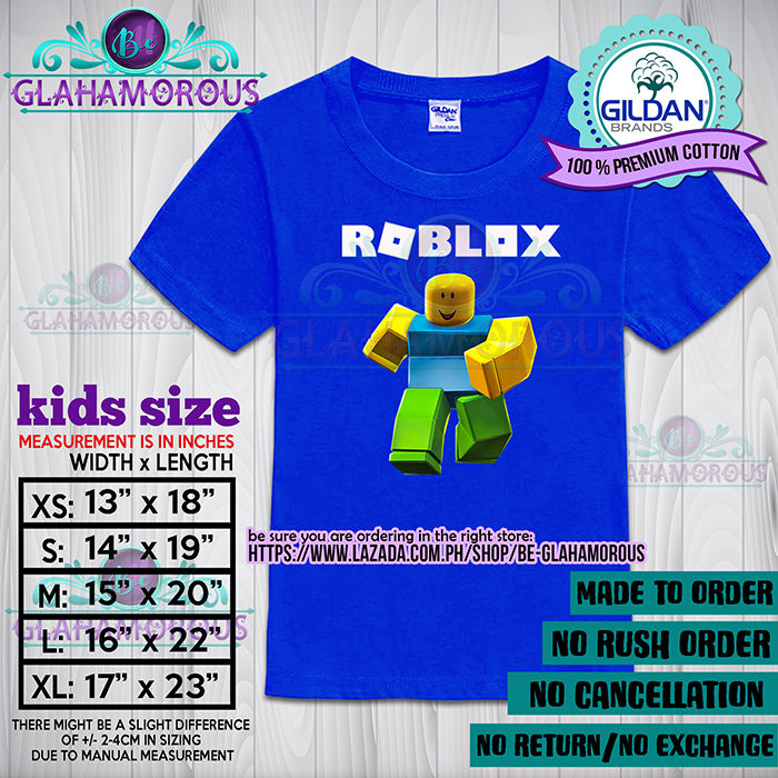 100% Cotton Kids Shirt ♢ Roblox Dt4 Noob Gaming Shirt ♢ Best Seller ♢  Trending ♢ Ootd ♢ Birthday ♢ Fashionable ♢ Boys Girls ♢ Christmas ♢ Gift ♢  Printed Vinyl ♢ Be Glahamourous | Lazada Ph