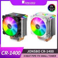 JONSBO CR-1400ท่อความร้อนหอคอย5V 3ขาพัดลมระบายความร้อน CPU ITX ระบายความร้อนด้วยอากาศ LGA1700 115X หม้อน้ำพัดลมทำความเย็นเงียบ1200 AM4