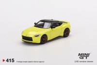 MINI GT 1/64 No.415 Nissan Z Proto Spec 2023 Ikazuchi Yellow LHD MGT00415-L