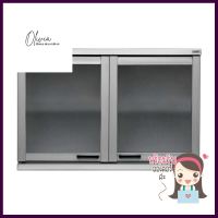 ตู้แขวนคู่กระจก CABIN SIENA 90x60 ซม. สีขาวDOUBLE WALL KITCHEN CABINET SIENA GLASS 90x60CM WHITE **มีบริการชำระเงินปลายทาง**