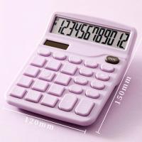 Electronic Calculator Lightweight High Clearly Financial Tool Dual Power Handheld Calculator Office Calculator Accounting Calculators