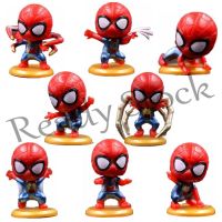 【hot sale】 ✢﹍ B09 8pcs Toys Spiderman Figure Cartoon Superhero Spider-man PVC Action Figure Collectible Model Dolls