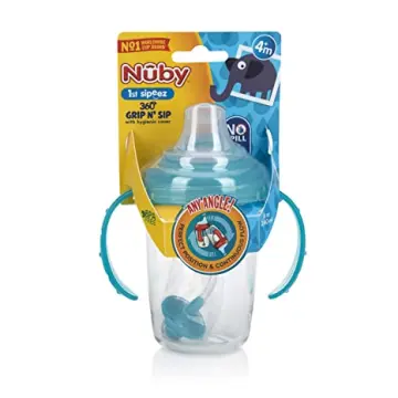 Nuby No Spill Super Spout Trainer Cup - Bright Green - 8oz