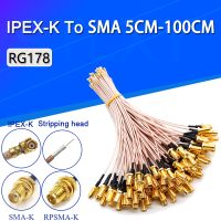 Extension Cord U.FL IPX to RP-SMA Female Connector Antenna RF Pigtail Cable Jumper for PCI WiFi Card RP-SMA Jack to IPX RG178