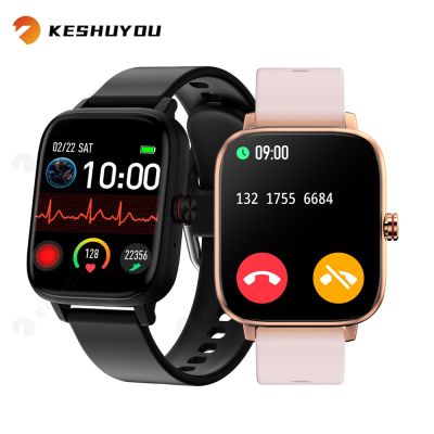 ZZOOI KESHUYOU Smart Watch Men Sport Waterproof Smartwatch Blutooth Call 1.81" Full Touch Women Digital Watches for Android iOS Phone