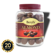 Kẹo socola Beryl Bọc Hạnh Nhân Vị Sữa Almond Milk Hũ 350g - 450g