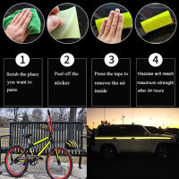 Reflective Safety Stickers Warning Conspicuity Tape Film Strip Bicycle Accessories