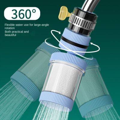 360° Adjustable Flexible Kitchen Faucet Tap Extender Splash-Proof Water Filter Outlet Head Water Saving Sprayer Filter Diffuser