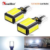 Neallor 2x T15 W16W Led Canbus 1800Lm Super Bright 921 912 LED Bulbs 54SMD 4014 Car Backup Reverse Light Auto Tail Signal Lamp