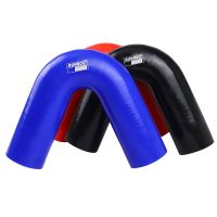 V - Type Silicone 135 Degree Elbow Hose Connector Intercooler Turbo Air Intake Pipe Coupler Silicone Pipe ID 38 45 51 63 76 89mm