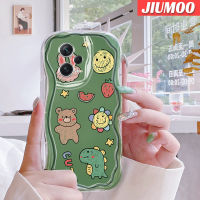 เคส JIUMOO สำหรับ Xiaomi Redmi Note 12 Pro Plus Note 12 Pro Speed 5G Poco X5 Pro 5G เคสเนื้อครีมลายตัวการ์ตูนน่ารักนิ่มกันกระแทกเคสโทรศัพท์โปร่งใส TPU เจลซิลิกาแบบใสป้องกันตกฝาครอบป้องกันเลนส์กล้องถ่ายรูป