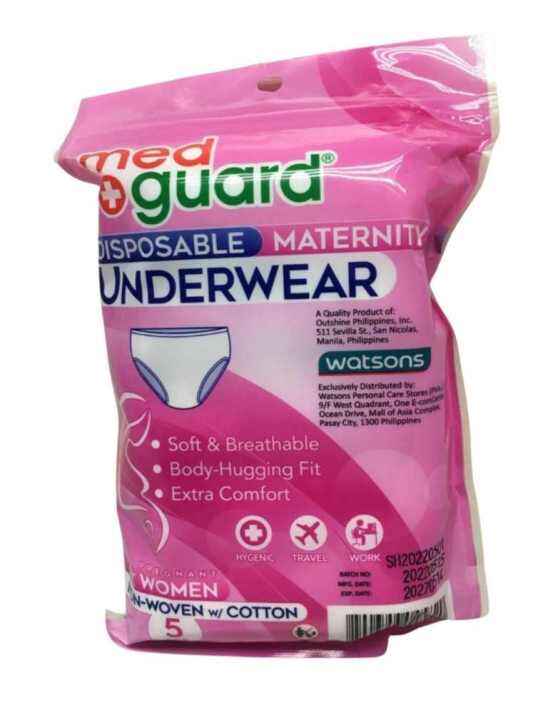MED GUARD DISPOSABLE Maternity Underwear 5 pieces per pack Lazada PH