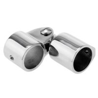 Marine 316 Stainless 1"/25mm Bimini Top Caps External Eye End Deck Hinge Accessories