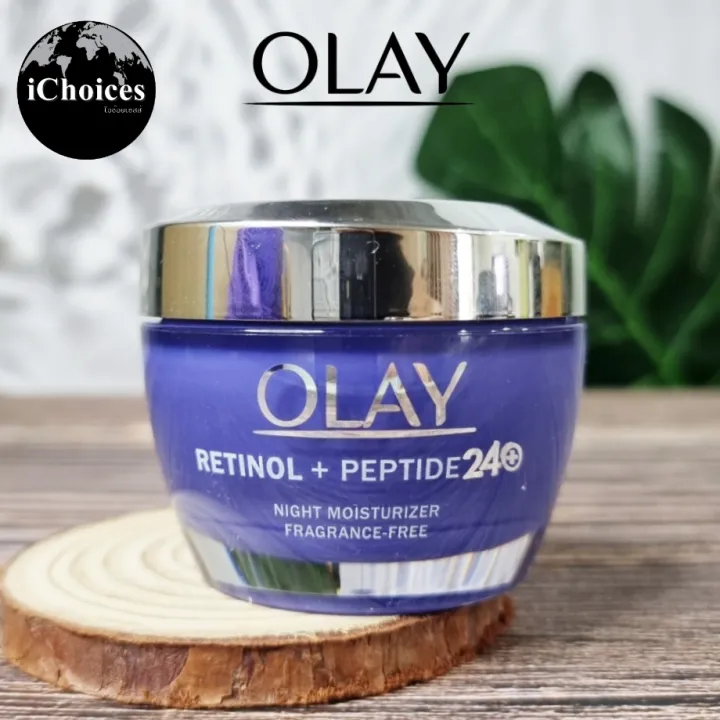 [olay] Retinol Peptide 24 Night Moisturizer Fragrance Free 48g โอเลย์ เรตินอล เปปไทด์ มอยส์