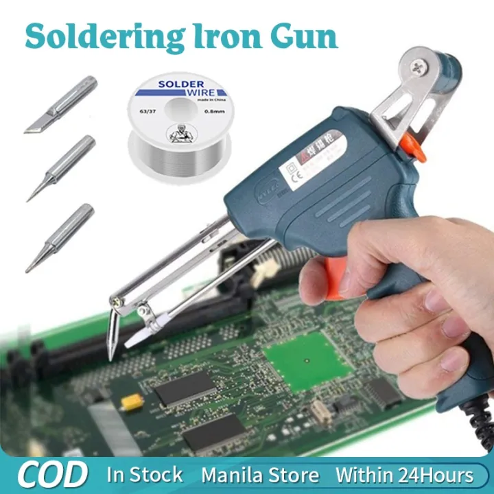 Automatic Solder Gun Kit Handheld Auto Feed Solder Iron Kit with