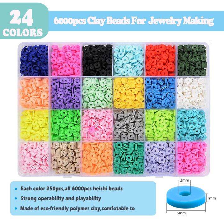 7200pcs-box-6mm-clay-bracelet-beads-for-jewelry-making-kit-flat-round-polymer-clay-heishi-beads-diy-handmade-accessories-work-safety-lights