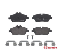 ผ้าดิสเบรคหน้า BMW SERIES 1 E81 E82 E87 E88 116i 118i 120i 2004-2013 SERIES 2 F45 214d 216i 2014- BREMBO