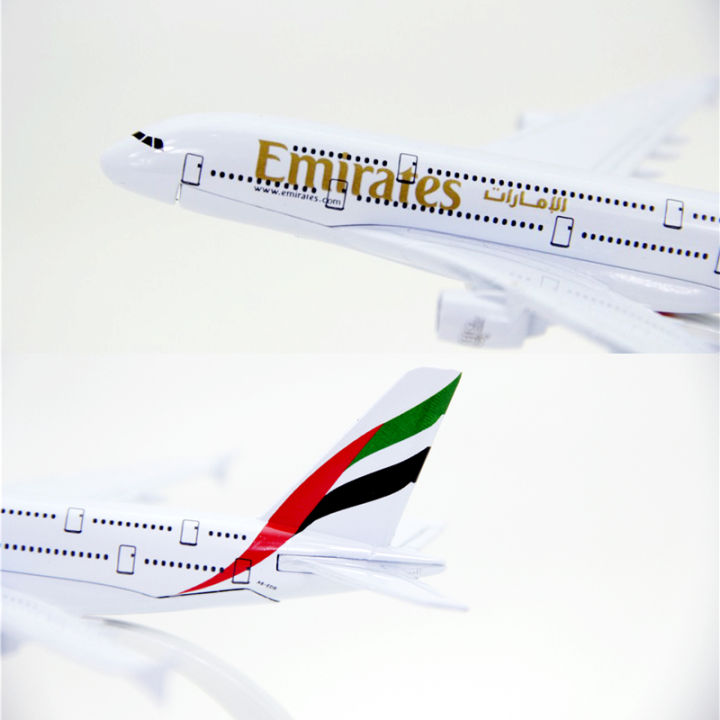 emirates-airlines-a380-airplane-โมเดลเครื่องบินโลหะอัลลอยด์-380-ขนาด-16ซม-20ซม