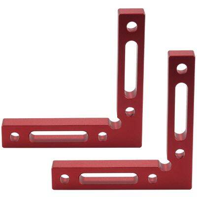 2 Pcs Aluminium Alloy 90 Degree Positioning Squares Right Angle Woodworking Carpenter Tool Corner Clamping Square