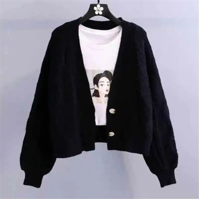 Vintage  Women Cardigans Sweater Tops Cashmere Casual Sweater Jacket Chic Top Korean Fashion Winter Sweater Cardigans Jersey