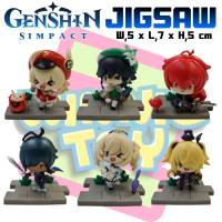 figure model เกนชินอิมแพ็ค 6 แบบ ฐาน จิ๊กซอว์ Genshin impact winnietoys