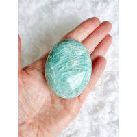 1 PC Amazonite crystal carving palm stone, 2-4 inchs crystal healing stone amazonite altar stone