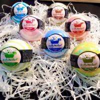 สบู่ทำฟองเกรดพรีเมี่ยม Bathe Widdget Bath Bomb หอมทน ฟองเยอะ นุ่มละมุน (แบบลูกบอล)