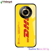 แบรนด์ยอดนิยมสำหรับผู้ชาย Realme 11 5G Realme Narzo 60 5G กันกระแทกแบรนด์ยอดนิยมสำหรับเด็กผู้ชาย DHL แสดงฉลากศุลกากรกระจกเทมเปอร์เคสป้องกันฝาหลัง