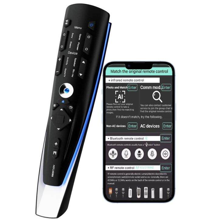 1 J141 BESTJOY SR001 Universal Remote Control With App And OLED Display