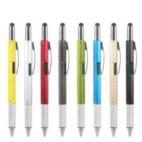 Multifunctional Capacitive Pen Tool Pen Used As Ruler Spirit Level Screwdriver Writing Ballpoint Pen Wide Compatible Tablet Pen Stylus Pens