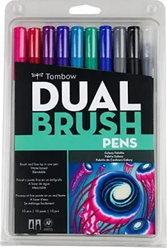 Tombow Dual Brush Pen Set, 10 Pastel