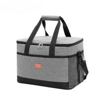 33L Soft Cooler Bag with Hard Liner Large Insulated Picnic Lunch Bag Box Cooling Bag for Camping BBQ Family Outdoor Activities