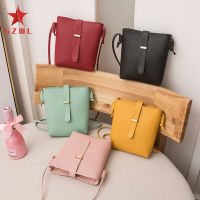 SZWL Women Pu Leather Bag Simple Casual Diagonal Mobile Phone Pouch Mini Bucket Bag