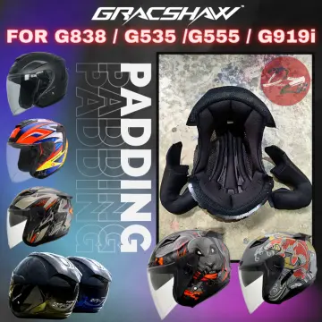 1Set Universal Bike/Motorcycle Helmet Inner Padding Kit Lining Sponge Pad  -WG
