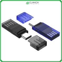 CLMXCA สำหรับแล็ปท็อปพีซี 2 in 1 โทรศัพท์มือถือสำหรับมือถือ TF Card Reader 2.0ยูเอสบี ประเภท C เครื่องอ่านการ์ดหน่วยความจำ