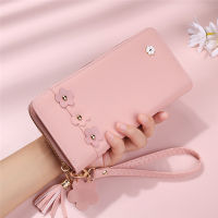 New Fashion Womens Wallet Long Zipper Clutch Bag PU Leather Female Phone Card Holder High Capacity Coin Purse Ladies Money Clip