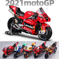 Maisto 1:18ใหม่2021 Moto GP Ducati ทีม #43 #63 Repsol ฮอนด้าทีมแข่งล้อแม็กรถจักรยานยนต์รุ่นเก็บของเล่นของขวัญ