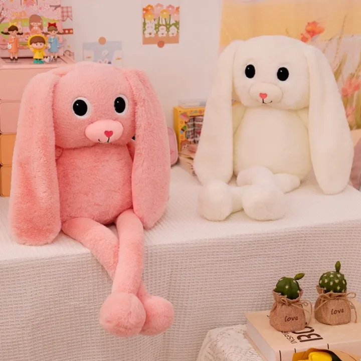 yohei-ตุ๊กตากระต่าย100-80-60cm-หูใหญ่-ขายาว-ตุ๊กตากระต่าย-ตุ๊กตาสีชมพู-ของขวัญสำหรับเด็ก