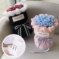 5PCS Wrapping Paper Cardboard Round Bouquet Diy Flowers Packing Material Bridal