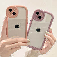 เคสสีลูกอมน่ารักกันกระแทกแบบนิ่มเคสโปร่งใสกันกระแทกสำหรับ iPhone 14 13 12 11 Pro Max สำหรับ Ipone 13 Pro